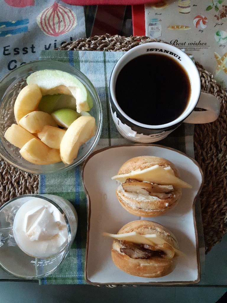 自製培根／營養滿分的餐點