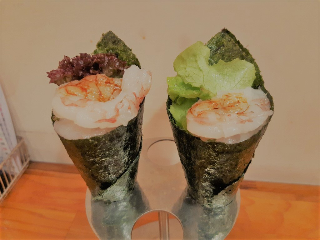 THE春（信義店)／天使蝦手捲