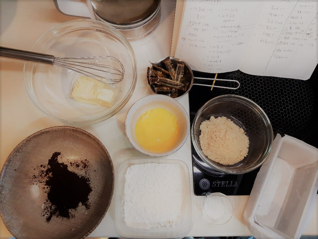 手作巧克力磅蛋糕材料