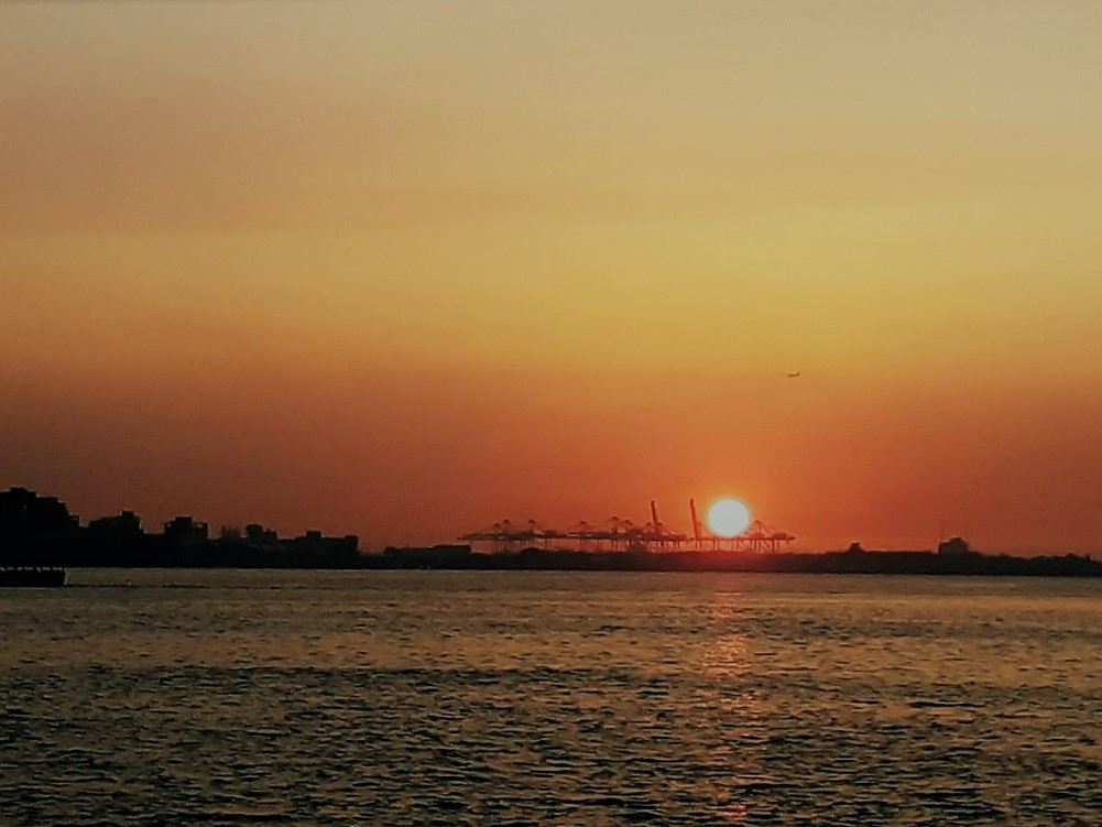 淡水夕陽餘暉