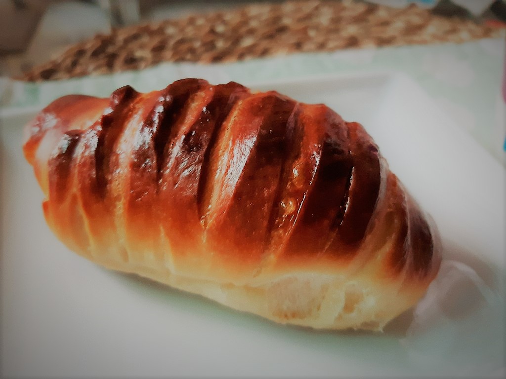 可愛的毛毛蟲系鹽可頌／Photo Credit：逆耳小姐