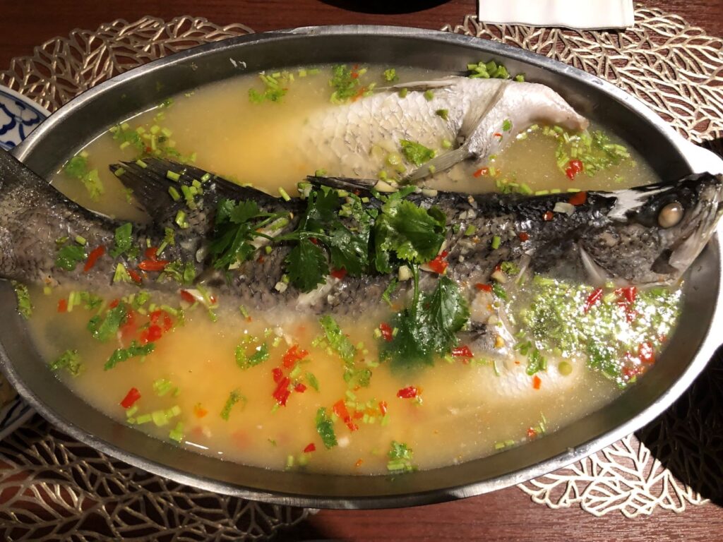 香米：清蒸檸檬金目鱸／Photo Credit：逆耳小姐
