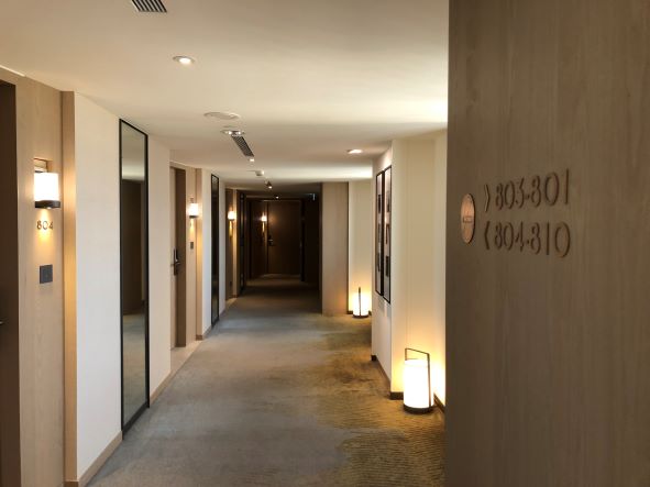 鹿港永樂酒店UNION HOUSE Lukang8樓廊道／Photo Credit：逆耳小姐