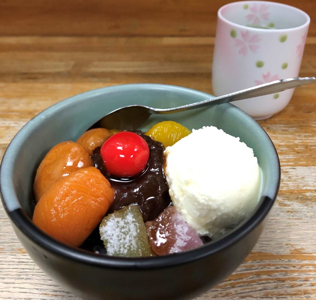 梅むら(梅村)：蜜豆寒天／Photo Credit：逆耳小姐