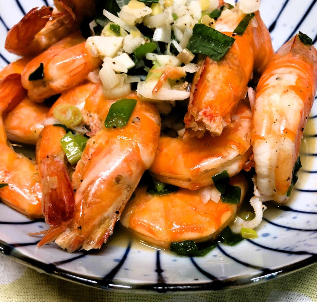 下酒菜：高梁酒蝦／Photo Credit：逆耳小姐