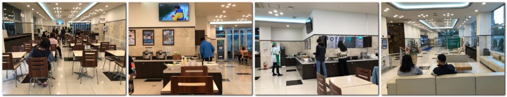 東橫INN釜山海雲台2號店早餐用餐環境和大廳沙發區／Photo Credit：逆耳小姐