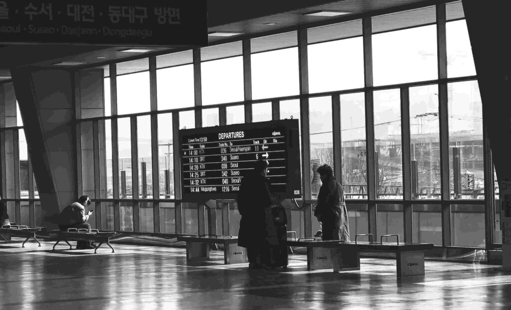 釜山屍速列車站一隅／Photo Credit：逆耳小姐