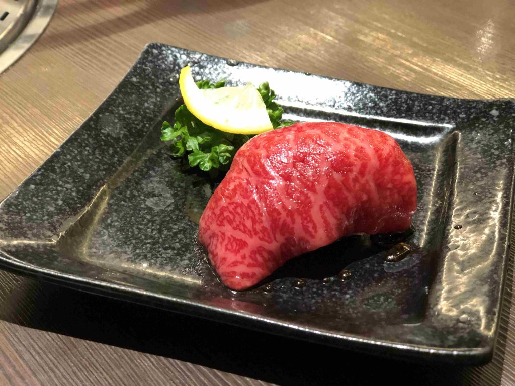 清江苑:和牛握壽司／Photo Credit：逆耳小姐